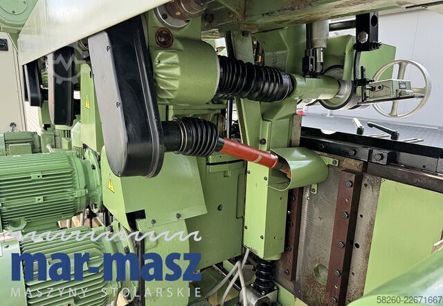 Négyoldalas nedves gyalu WEINIG Hydromat 22 AL na 8 głowic