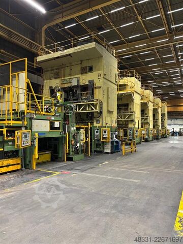 Présgép-sor Weingarten/Schuler 1x ZS1600.48  &  3x P4E2 SQB 1000 & 1xDPQV4-1000