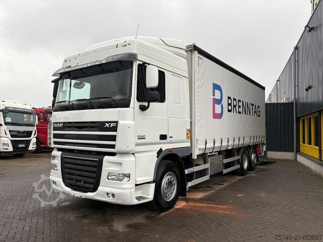 Posuvná plachta DAF XF 105.410 + EURO 5 + 6X2 + LIFT + MANUAL