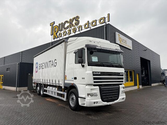 Posuvná plachta DAF XF 105.410 + EURO 5 + 6X2 + LIFT + MANUAL