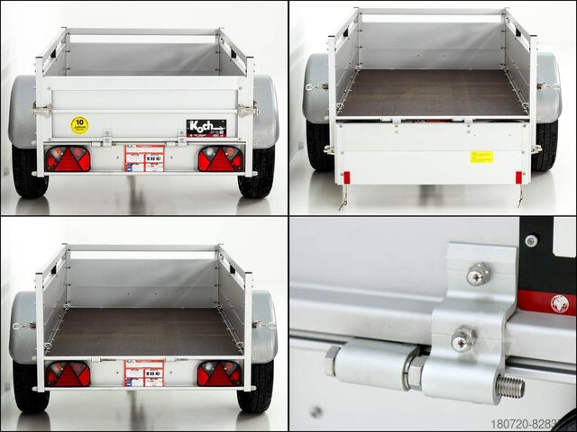 Remorque à voiture Koch Anhänger 105x205cm 750kg Typ U2 Koch Anhänger