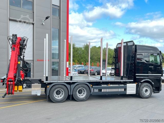 Logging truck MAN TGX 33 510 6x4 BL PLATTFORM Epsilon Q150Z96