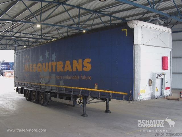 Öppen semitrailer med kapell Schmitz Cargobull Semiremolque Lona Mega