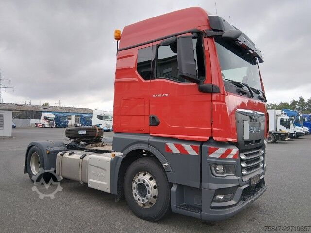 Standard nyergesvontató MAN TGX 18.470 BL Kipphydraulik Retarder Alu