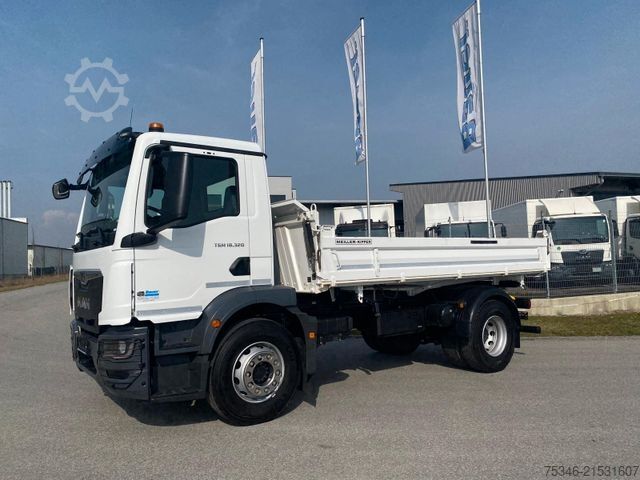 Billenő teherautó MAN TGM18.320/4x2/Meiller/Kipper/NL10,7to/Nur 42 tkm