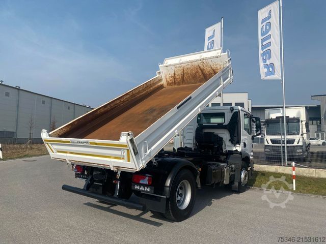 Háromirányú billenő teherautó MAN TGM18.320/4x2/Meiller/Kipper/NL10,7to/Nur 42 tkm