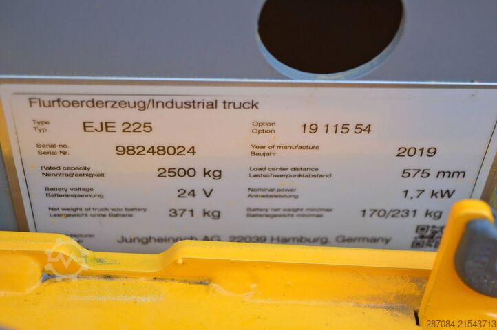 Jungheinrich EJE 225 Jungheinrich EJE 225