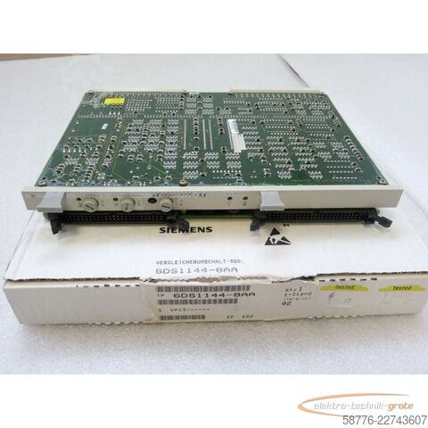 Komponenta Siemens Teleperm M 6DS1144-8AA E2 mit C79458-L436-B540 =  in orig. Verpackung !!