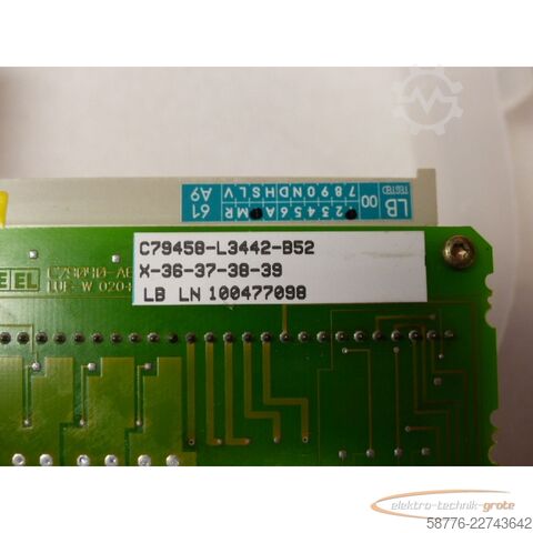 Componente Siemens Teleperm M 6DS1731-8RR Board E Stand 7 SN LN100477088