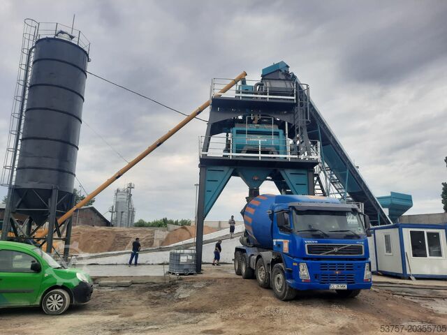 Míchací stanice na beton / betonárka CONSTMACH Concrete Batching Plant 60 M3 Stationary Concrete Batching Plant