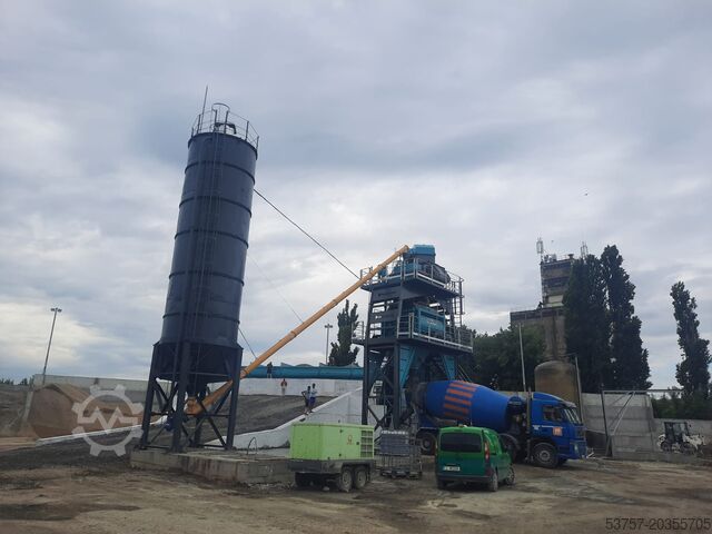 Míchací stanice na beton / betonárka CONSTMACH Concrete Batching Plant 60 M3 Stationary Concrete Batching Plant