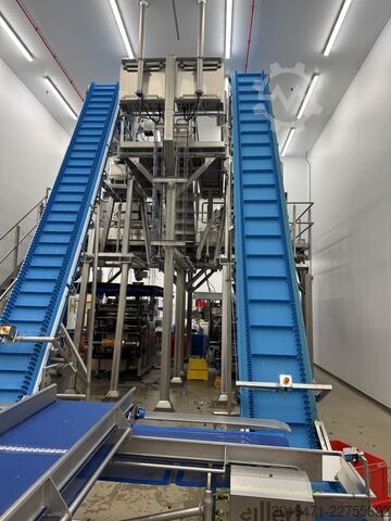 2 x verpakkingslijnen, voorheen gebruikt als saladelijnen Multipond, GIC, VH packing Packing lines