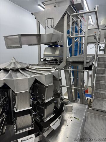 2 x verpakkingslijnen, voorheen gebruikt als saladelijnen Multipond, GIC, VH packing Packing lines