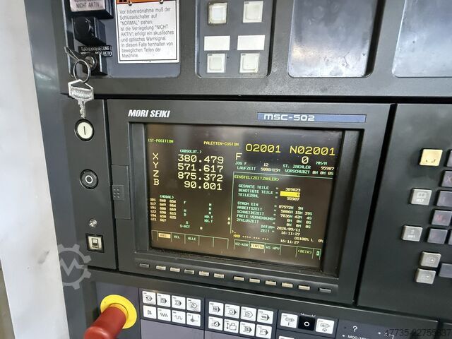 Centro de usinagem horizontal CNC MORI SEIKI MH 630