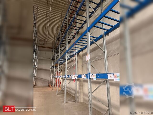 Tungt industrireol 33,6 lfm SSI Schäfer PR600 Palettenregal H:1150cm , 4000 kg Fachlast Hochregale