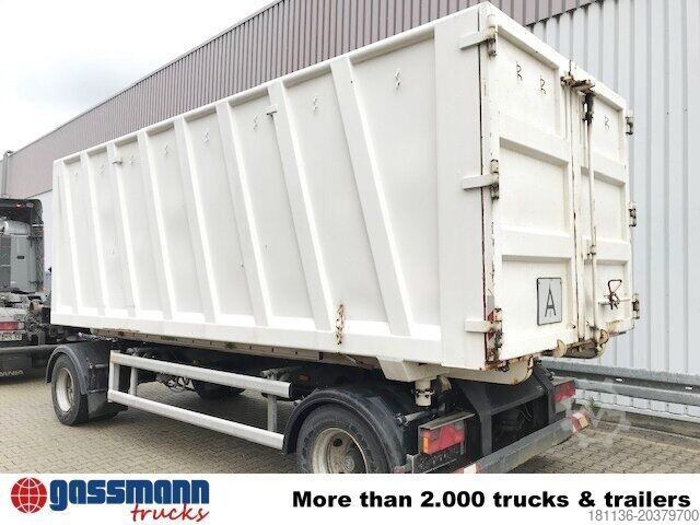 Dreiseitenkipper Anhänger Hüffermann HDK 1860 Hinterkippmulde ca. 28m³ mit