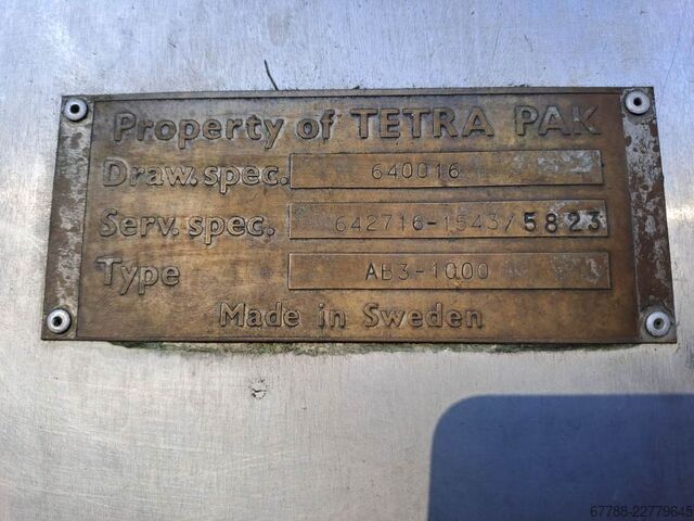 Llenadora aséptica TETRA PAK AB3-1000