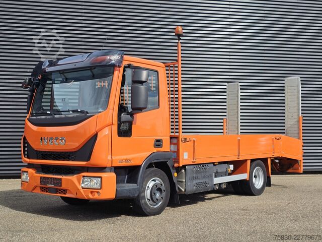 Bergingsvoertuig Iveco 8-160L OPRIJ / MACHINE TRANSPORT