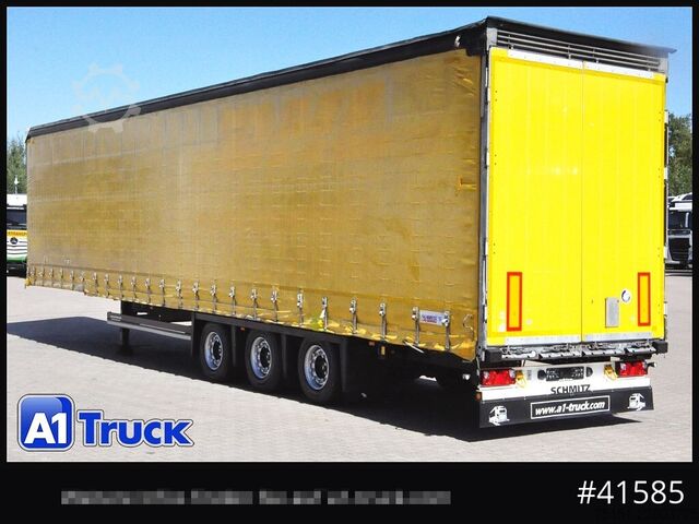 Otevřený návěs s plachtou SCHMITZ SCS 24, Mega, Varios, verzinkt, VDI 2700, DC 9.5 TÜV NEU