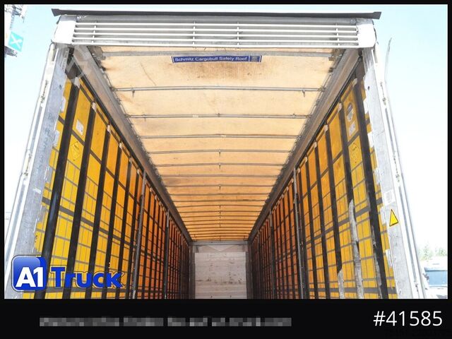 Otevřený návěs s plachtou SCHMITZ SCS 24, Mega, Varios, verzinkt, VDI 2700, DC 9.5 TÜV NEU
