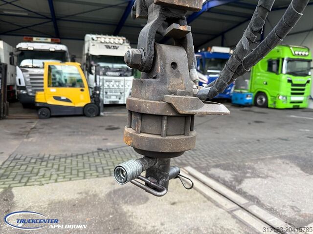 Kipper met kraan MAN TGA 26.390 6x4, Handgeschakeld, HIAB 166 E-4