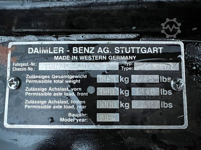 Furgoneta MERCEDES-BENZ 220 SEB/C Coupe