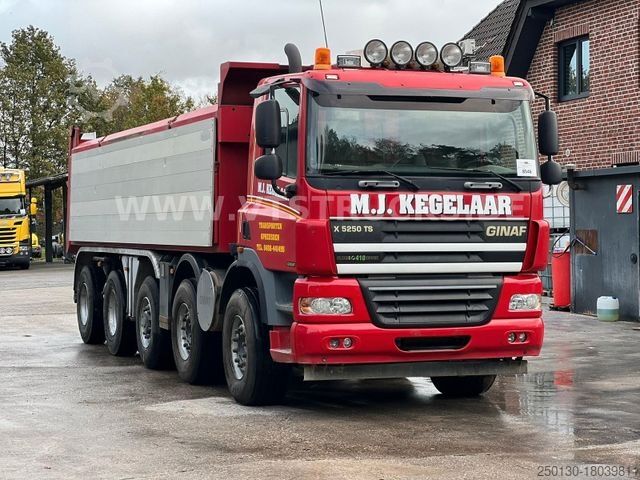 Tipper truck GINAF X 5250 TS-5 10x6 Euro 5 Kipper
