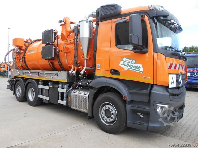 Vákuumtartályos teherautó Mercedes-Benz Actros 2551 L 6x2 / Domos 15