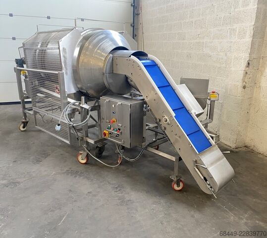 Folyamatos panírozó rendszer FED Drum Coater, Type Crumb breader