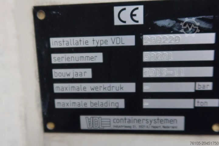 Sistema de braço de pórtico Volvo FE FE 320 6x2 Portaal VDL Systeem