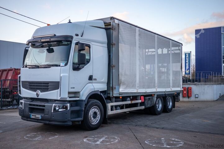 Ponyva RENAULT PREMIUM LANDER 460DXI-6x2+10 pneus/tires-intarder