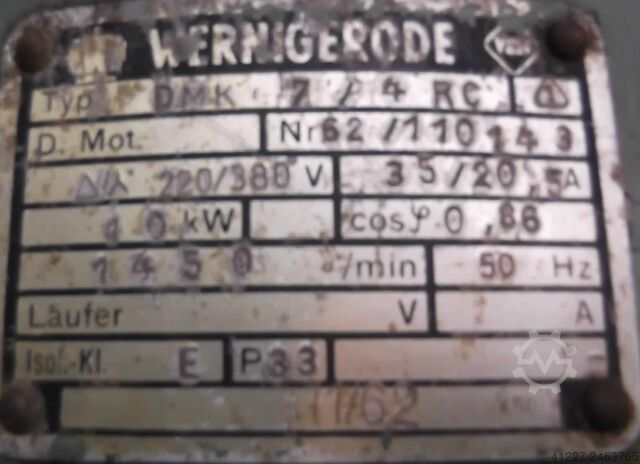 Electric motor 10 kW 1450 Rpm VEM DMK7/4RC