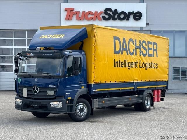Platós teherautó ponyvával Mercedes-Benz Atego 1530 IN AUFBEREITUNG
