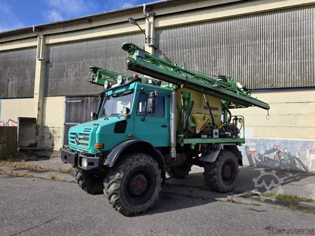 Truck chassis UNIMOG U5000 4x4 Chassis, Standklima, 4374/45