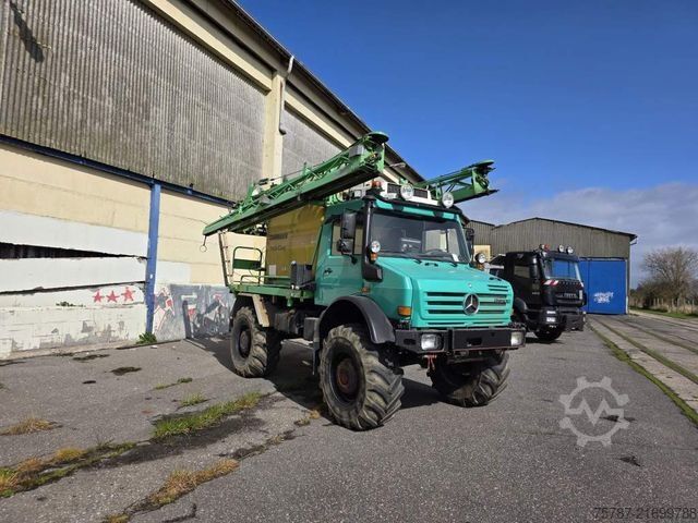 Truck chassis UNIMOG U5000 4x4 Chassis, Standklima, 4374/45