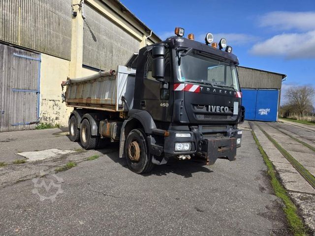 Three-sided tipper truck IVECO AD260T45 6x4 3-Seitenkipper + Winterdienstvorr.