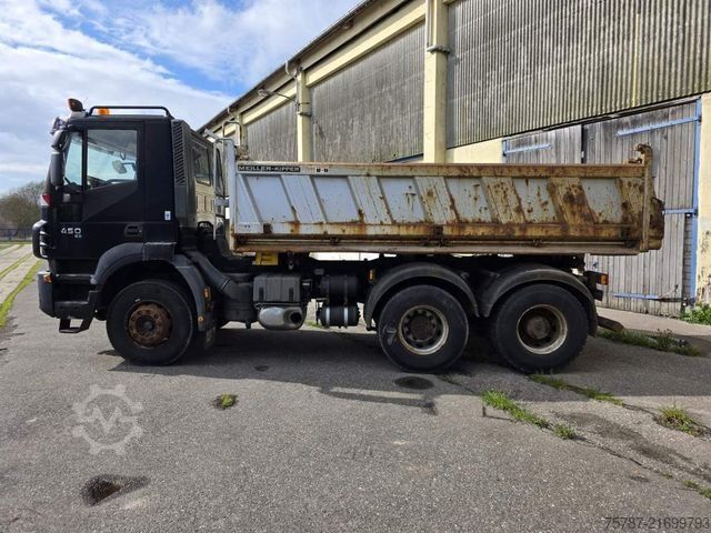 Three-sided tipper truck IVECO AD260T45 6x4 3-Seitenkipper + Winterdienstvorr.
