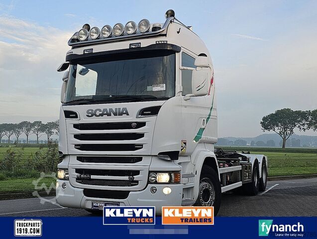 Kampókaros rendszer SCANIA R520 6x2 Hooklift V8!