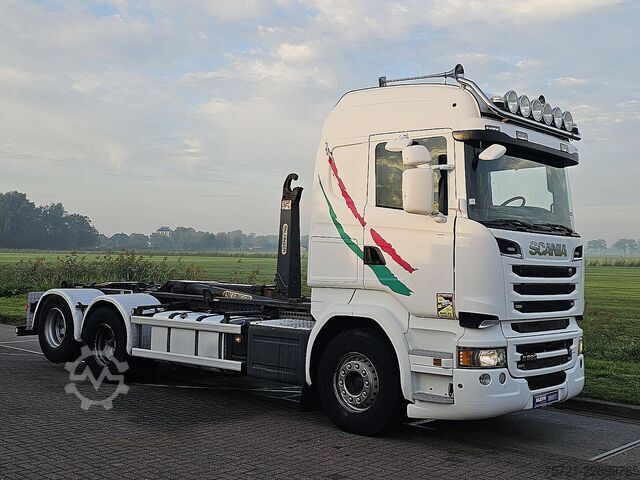 Kampókaros rendszer SCANIA R520 6x2 Hooklift V8!