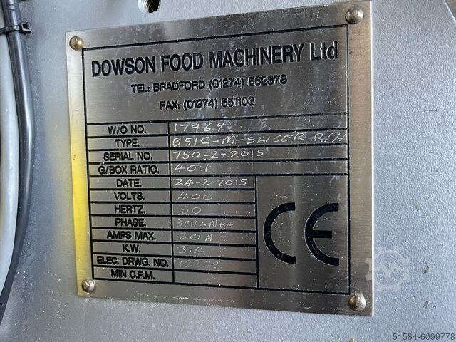 Trancheuse de pain Dowson B51C