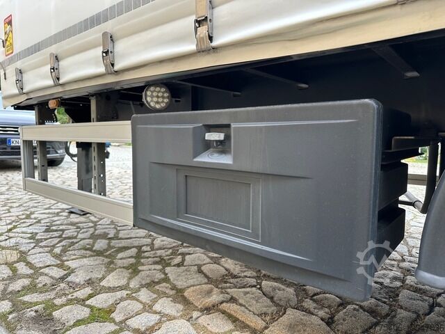 Open trailer with tarp Fellechner Tandemanhänger Schiebeplane Edscha