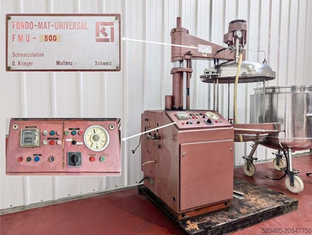 Krieger Oskar Krieger Maschinen Fondo Mat Universal 500 homogenizer Krieger Oskar Krieger Maschinen Fondo Mat Universal 500