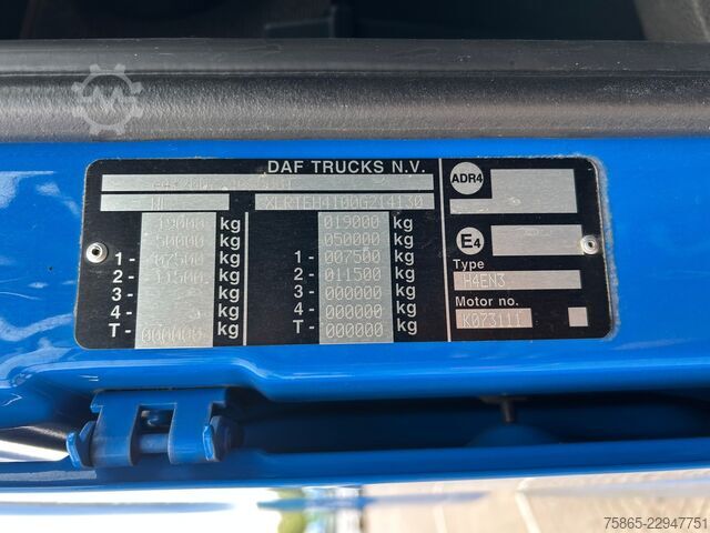 Volume SCM DAF XF 450 FT SC / 849 dkm / Tacho V2 / 2 Tanks / N...