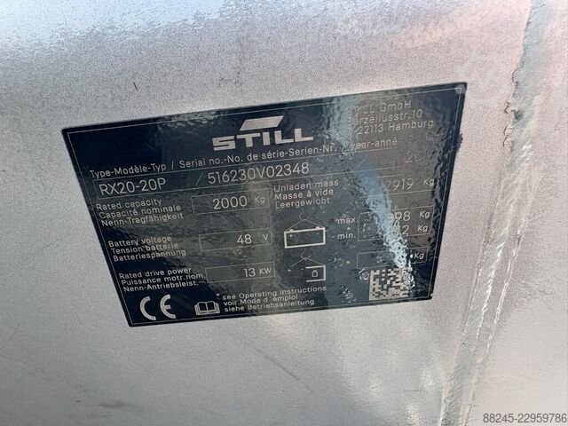 VS-23128 Empilhadeira elétrica triplex Still RX20-20p STILL RX20-20p