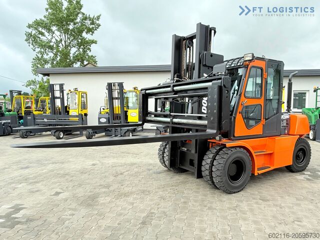 Empilhadeira de quatro rodas DOOSAN 70 / DUPLEX / FORK 2500MM / POSITIONER