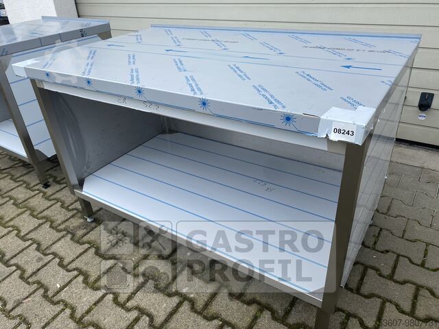 Werktafel 1400x850x700; Aufkantung 20mm