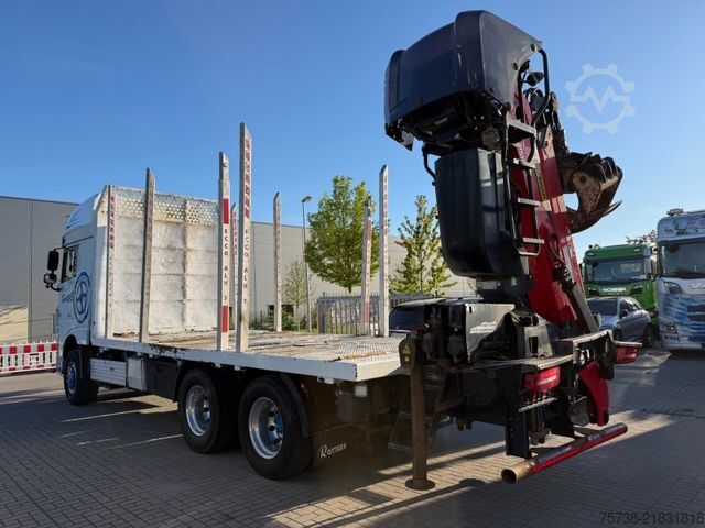 Φορτηγό μεταφοράς ξυλείας DAF XF510 6X4/INTARDER/Kran Palfinger Epsilon M13Z
