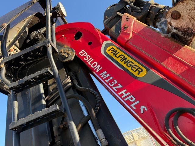 Φορτηγό μεταφοράς ξυλείας DAF XF510 6X4/INTARDER/Kran Palfinger Epsilon M13Z