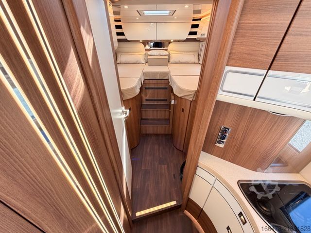 Camper integrale CARTHAGO Chic E-Line 50 LE Einzelbetten-Hubbett-Automatik