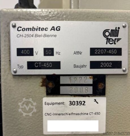 CNC invändig rundslipmaskin Combitec CT-450